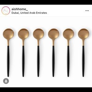 A’ish Home Fine Dining Peony Teaspoon Set